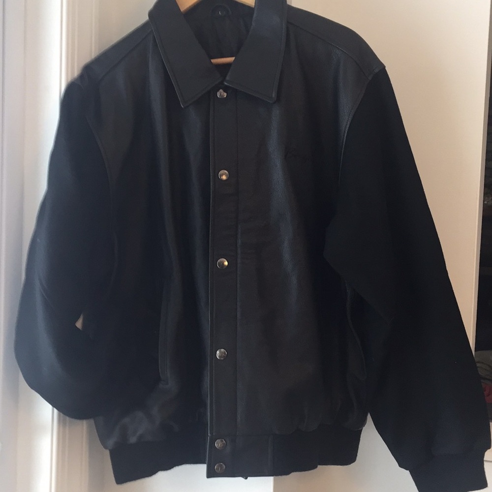NEW and very atypical. Men’s ALL REAL SOFT VARSITY COAT WITH REAL WOOL SLEEVES